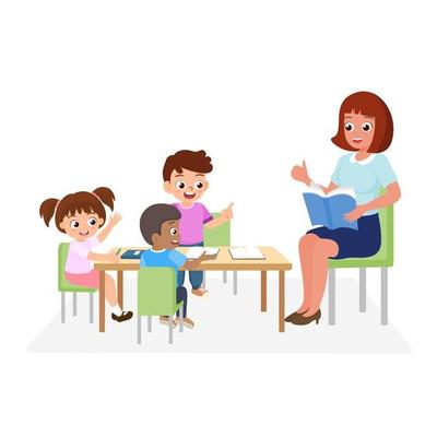 little-students-and-teacher-learning-in-the-classroom-concept-illustration-for-education-and-back-to-school-vectorjpg
